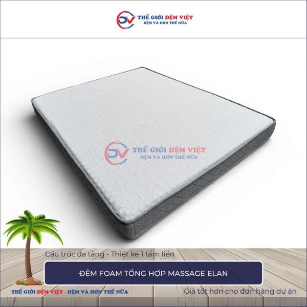 Đệm foam tổng hợp Massage Elan 4